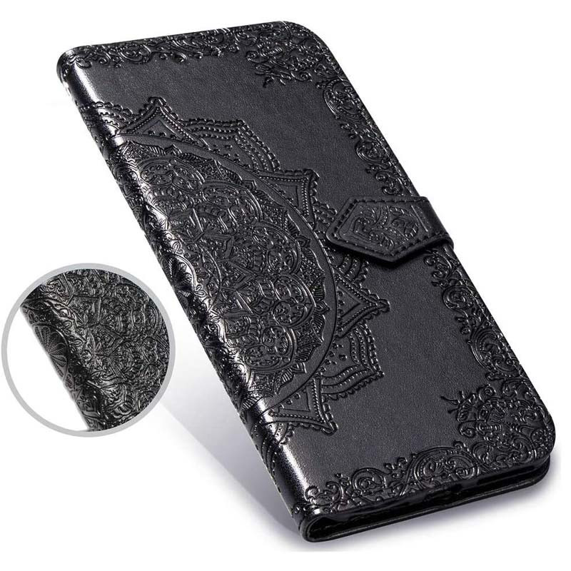 Заказать Кожаный чехол-книжка Art Case с визитницей для Xiaomi Redmi 6 (Черный) на vchehle.ua