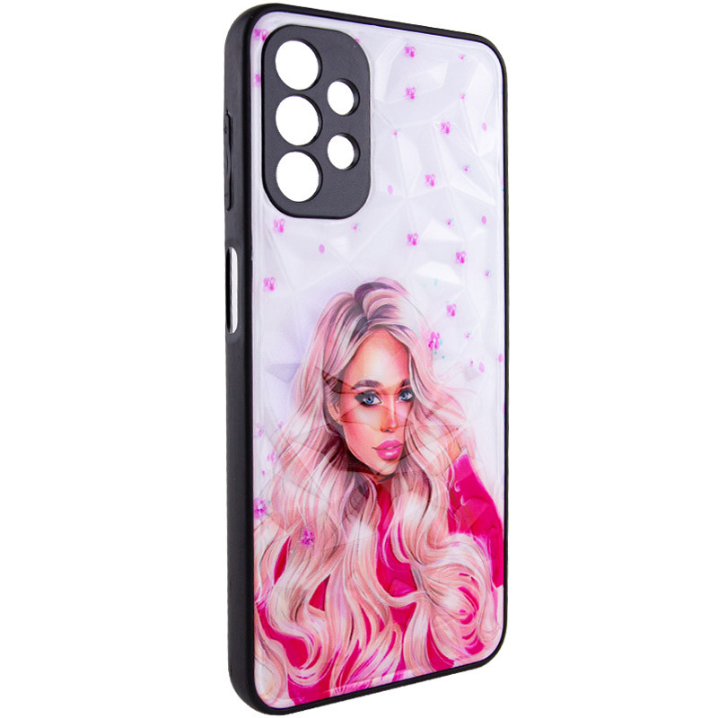 TPU+PC чехол Prisma Ladies для Samsung Galaxy A13 4G (Pink)