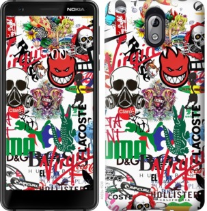 

Чохол Many different logos на Nokia 2.2 741117