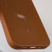 Шкіряний чохол Bonbon Leather Metal Style with Magnetic Safe на Apple iPhone 12 Pro Max (6.7") (Коричневий / Brown) в магазині vchehle.ua