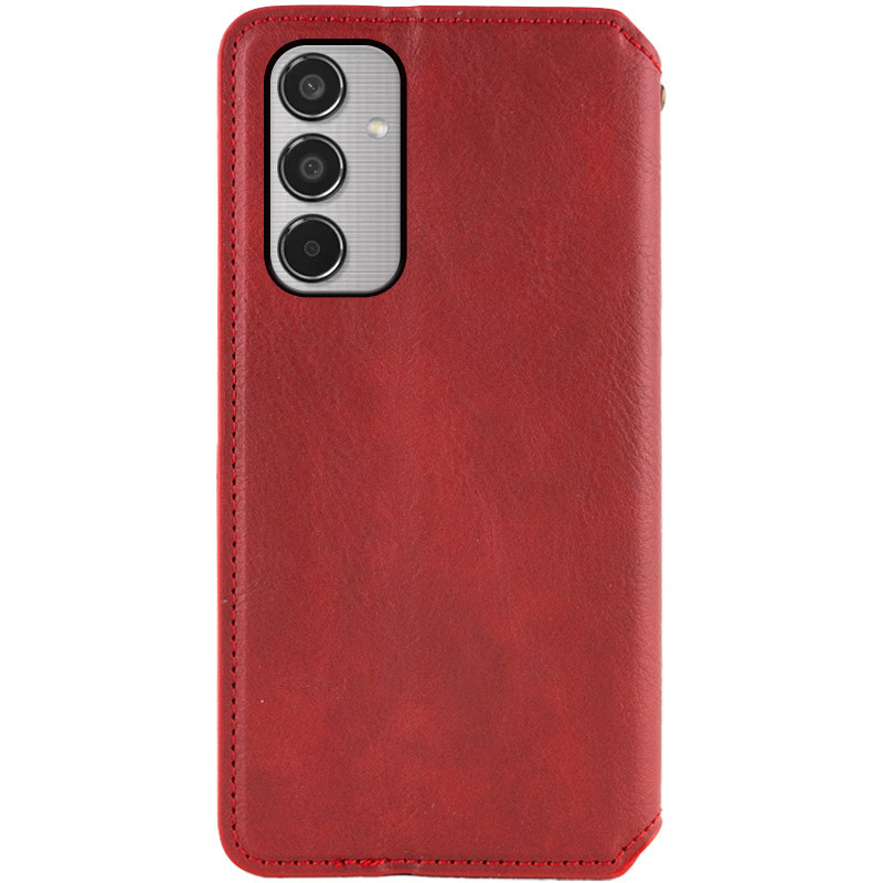 Фото Кожаный чехол книжка GETMAN Cubic (PU) для Samsung Galaxy M35 5G (Красный) на vchehle.ua