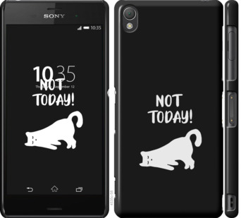 

Чехол Уставший кот для Sony Xperia Z3 874312