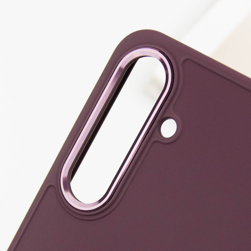 Замовити TPU чохол Bonbon Metal Style на Samsung Galaxy S23 (Бордовий / Plum) на vchehle.ua