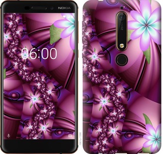 

Чехол Цветочная мозаика для Nokia 6.1 688795