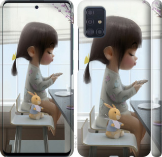 

Чохол Мила дівчинка з зайчиком на Samsung Galaxy A51 2020 A515F 875295