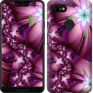 Чехол Цветочная мозаика для Google Pixel 3a XL