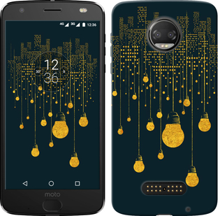 

Чехол Иллюстрация ночного города для Motorola Moto Z3 Play 671396