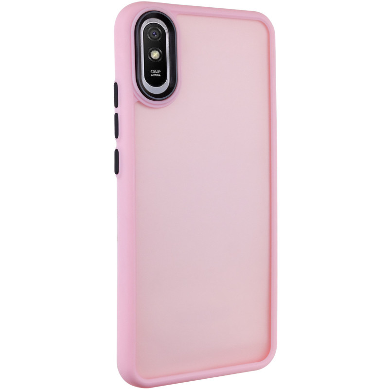 Чехол TPU+PC Lyon Frosted для Xiaomi Redmi 9A (Pink)