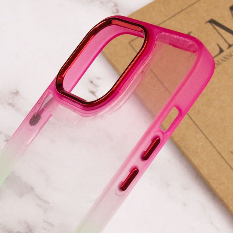 Чохол TPU+PC Fresh sip series на Apple iPhone 14 Pro Max (6.7") (Салатовий / Рожевий) в магазині vchehle.ua