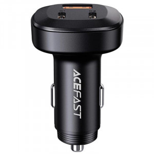 АЗУ Acefast B3 three-port metal car charger 66W (1USB-A/2C)