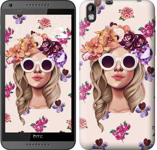 

Чохол Дівчина з квітами v2 на HTC Desire 816 190232