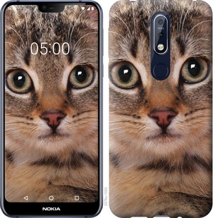 

Чохол Смугастий котик на Nokia 3.2 742412