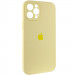 Фото Чехол Silicone Case Full Camera Protective (AA) для Apple iPhone 12 Pro Max (6.7") (Желтый / Mellow Yellow) на vchehle.ua