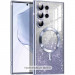 TPU чехол Delight case with Magnetic Safe с защитными линзами на камеру для Samsung Galaxy S21 FE (Серый / Lavender Gray)