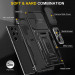 Купить Ударопрочный чехол Camshield Army Ring для Samsung Galaxy S25 Ultra (Черный / Black) на vchehle.ua