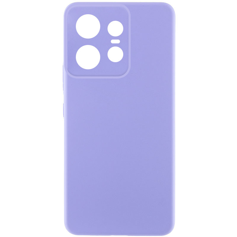 Чехол Silicone Cover Lakshmi Full Camera (AAA) для Motorola Edge 50 Pro (Сиреневый / Dasheen)