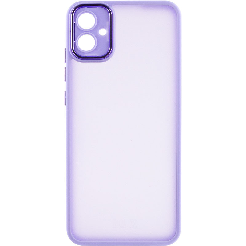 Фото TPU+PC чехол Accent для Samsung Galaxy A04e (White / Purple) на vchehle.ua