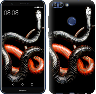 

Чехол Красно-черная змея на черном фоне для Huawei Honor 9 Lite 659636