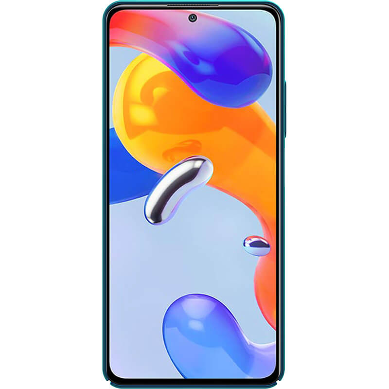 Фото Чохол Nillkin Matte на Xiaomi Redmi Note 11 Pro 4G/5G / 12 Pro 4G (Бірюзовий / Peacock blue) на vchehle.ua