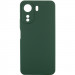 Чохол Silicone Cover Lakshmi Full Camera (AA) на Xiaomi Redmi 13C / Poco C65 (Зелений / Dark green)