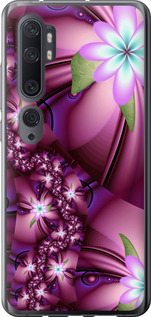 

Чехол Цветочная мозаика для Xiaomi Mi Note 10 875214