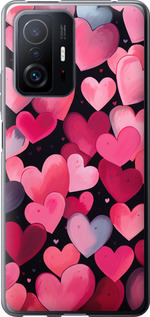 

Чехол Сердечки 4 для Xiaomi 11T 1646094