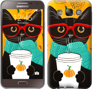 

Чохол Осінній кіт на Samsung Galaxy E7 E700H 580851