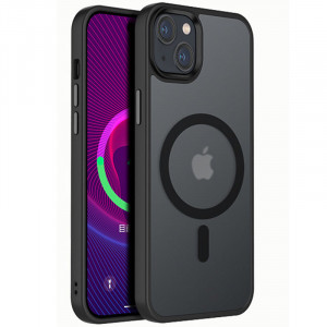 TPU+PC чохол Metal Buttons with Magnetic Safe Colorful на Apple iPhone 13 (6.1")