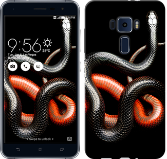 

Чехол Красно-черная змея на черном фоне для Asus Zenfone 3 ZE552KL 482295