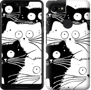 Чехол Коты v2 для Google Pixel 3 XL