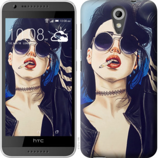

Чехол Девушка на стиле для HTC Desire 620G 924149