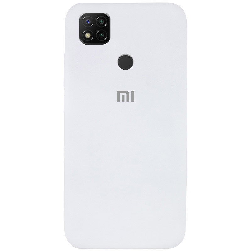 Чохол Silicone Cover Full Protective (AA) на Xiaomi Redmi 9C (Білий / White)