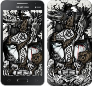 Чохол Тату Вікінг на Samsung Galaxy Core 2 G355