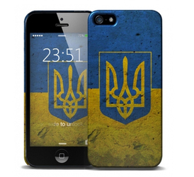 Чехол «Флаг Украины» для Apple iPhone 5/5s  (Флаг Украины)