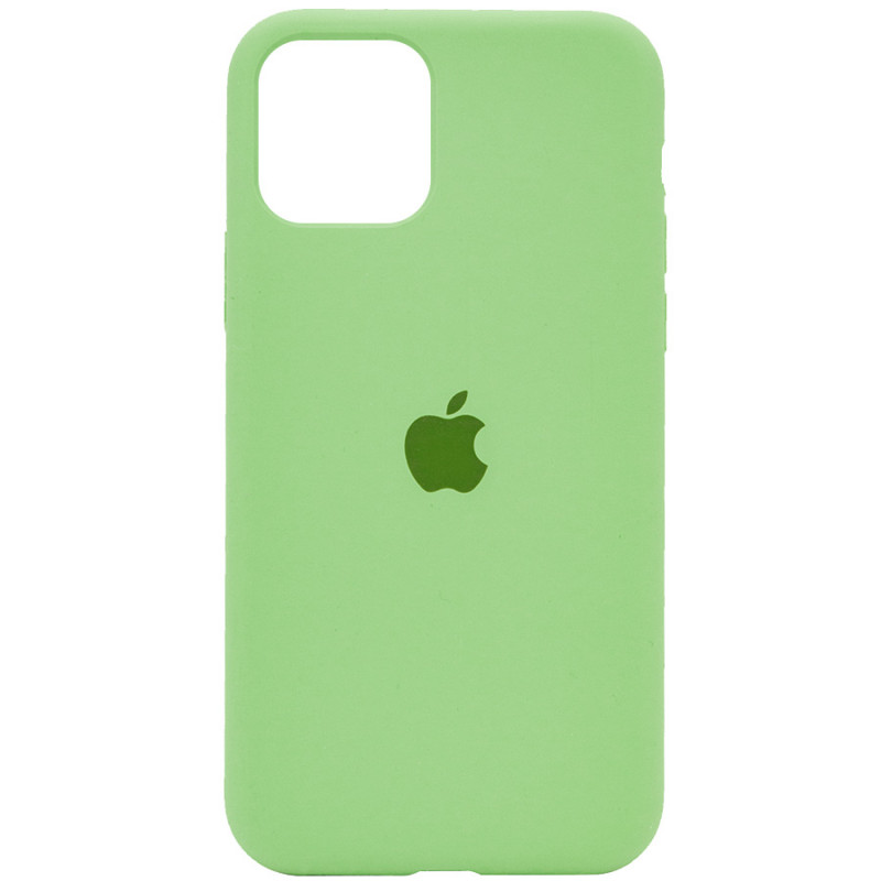 Чехол Silicone Case Full Protective (AA) для Apple iPhone 11 Pro (5.8") (Мятный / Mint)