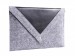 Серый войлочный чехол-конверт GMAKIN (GM24) с элементами кожи для (Серый)