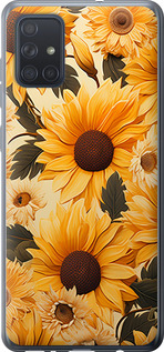 Чехол Подсолнухи 2 для Samsung Galaxy A71 2020 A715F