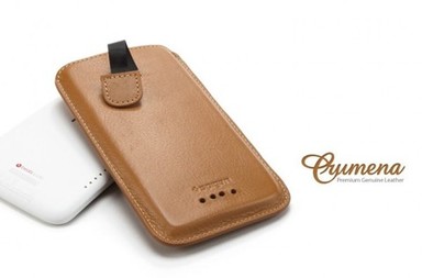 Фото # Кожаный чехол (футляр) SGP Crumena Leather Pouch Series для HTC One X/Evo 4G (Коричневый / Brown) на vchehle.ua