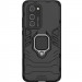Ударопрочный чехол Transformer Ring for Magnet для Huawei P40 (Черный / Soul Black)