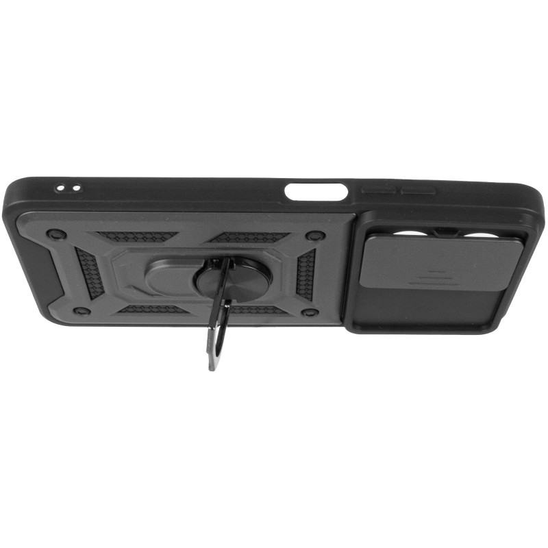 Ударостійкий чохол Camshield Serge Ring на Xiaomi Redmi A5 / Poco C71 (Чорний) в магазині vchehle.ua
