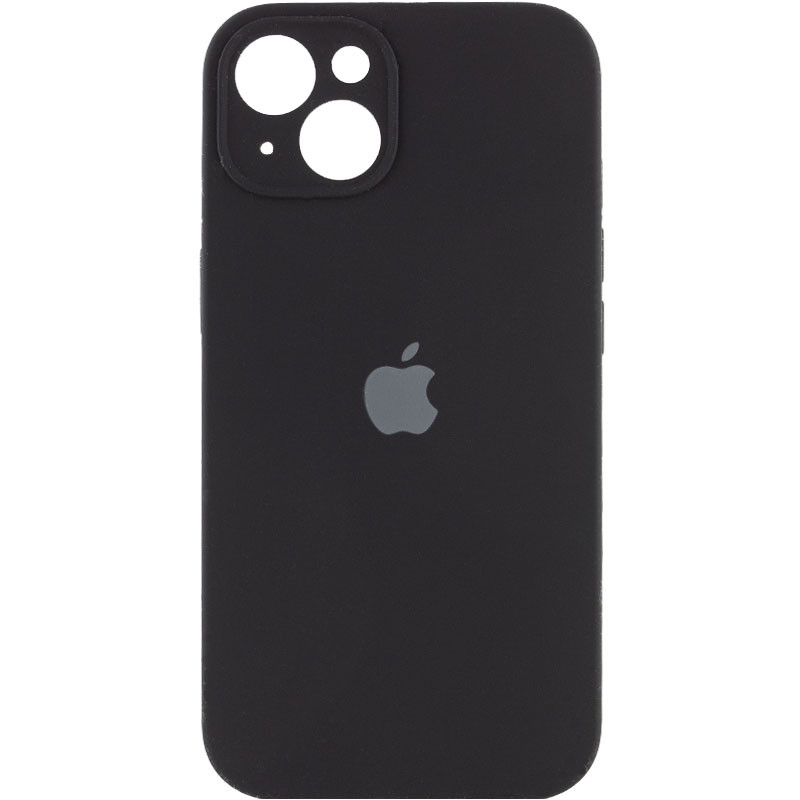 Чохол Silicone Case Full Camera Protective (AA) на Apple iPhone 15 Plus (6.7") (Чорний / Black)