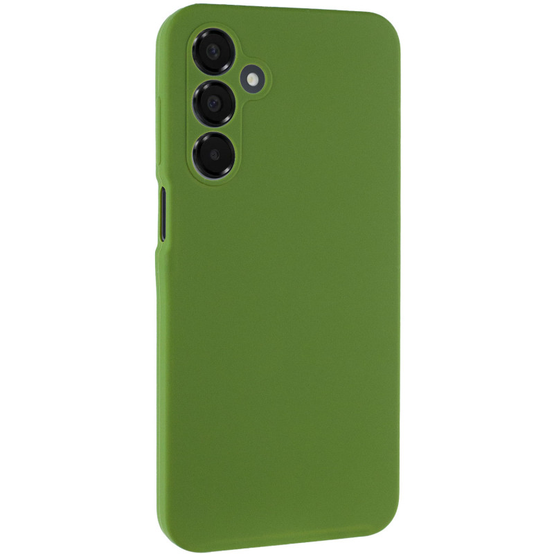 Чехол Silicone Cover Lakshmi Full Camera (AA) для Samsung Galaxy A16 4G/5G (Зеленый / Dark green)