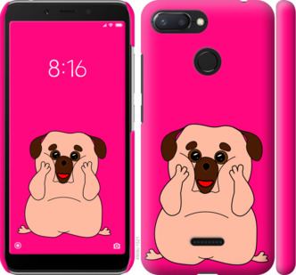 

Чохол Веселий мопс на Xiaomi Redmi 6 928508