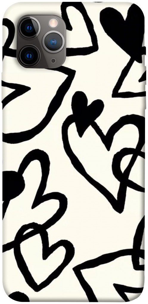 

Чехол Black heart для iPhone 11 Pro Max 1098257
