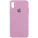 Чохол Silicone Case Full Protective (AA) на Apple iPhone X (5.8") / XS (5.8") (Ліловий / Lilac Pride)