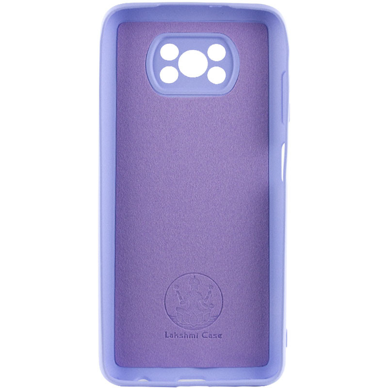 Фото Чехол Silicone Cover Lakshmi Full Camera (A) для Xiaomi Poco X3 NFC / Poco X3 Pro (Сиреневый / Dasheen) на vchehle.ua