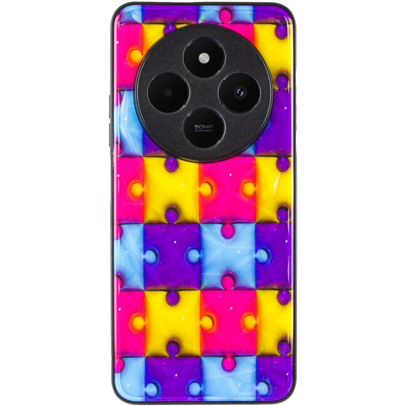 Фото TPU+PC чохол Prisma Fluffie на Xiaomi Redmi 14C / Poco C75 (Puzzle) на vchehle.ua