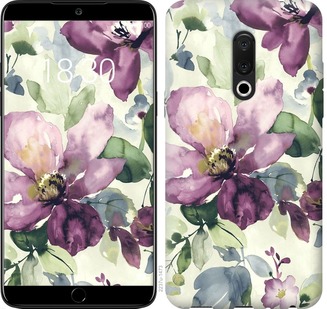 

Чохол Квіти аквареллю на Meizu 16 Plus 668335