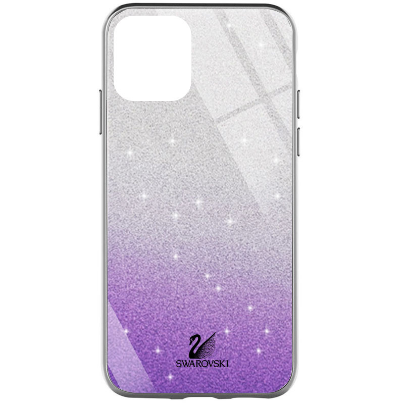 

TPU+Glass чохол Swarovski на Apple iPhone 12 mini (5.4") (Фіолетовий) 1080224