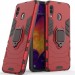 Ударопрочный чехол Transformer Ring for Magnet для Samsung Galaxy A20 / A30 (Красный / Dante Red)